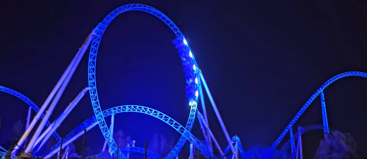 Europa Park -  blue fire Megacoaster