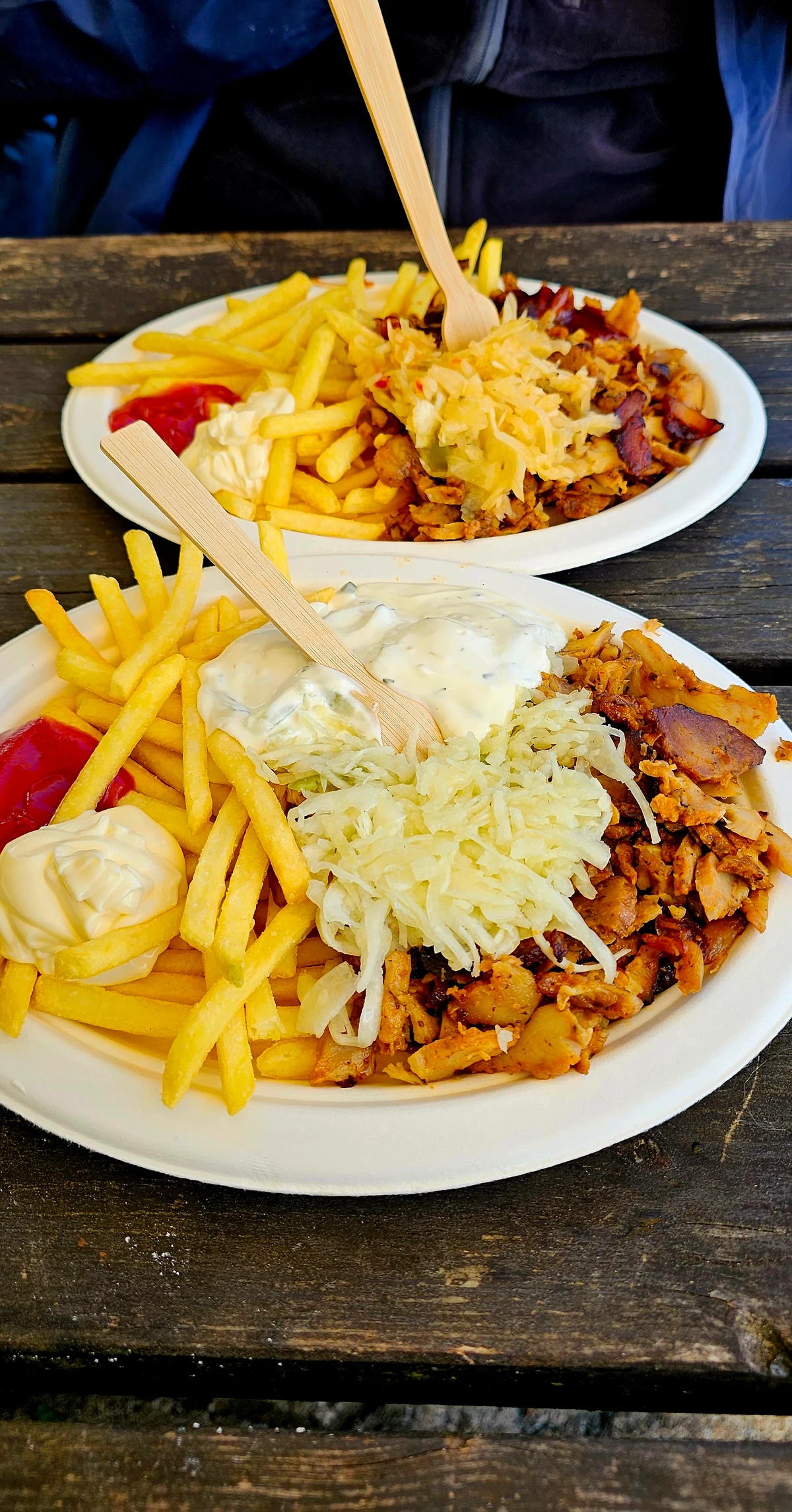 Heide Park - Gyros-loaded fries