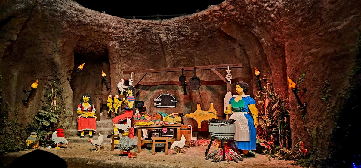 Legoland Billund - Piratbåde scene in cave
