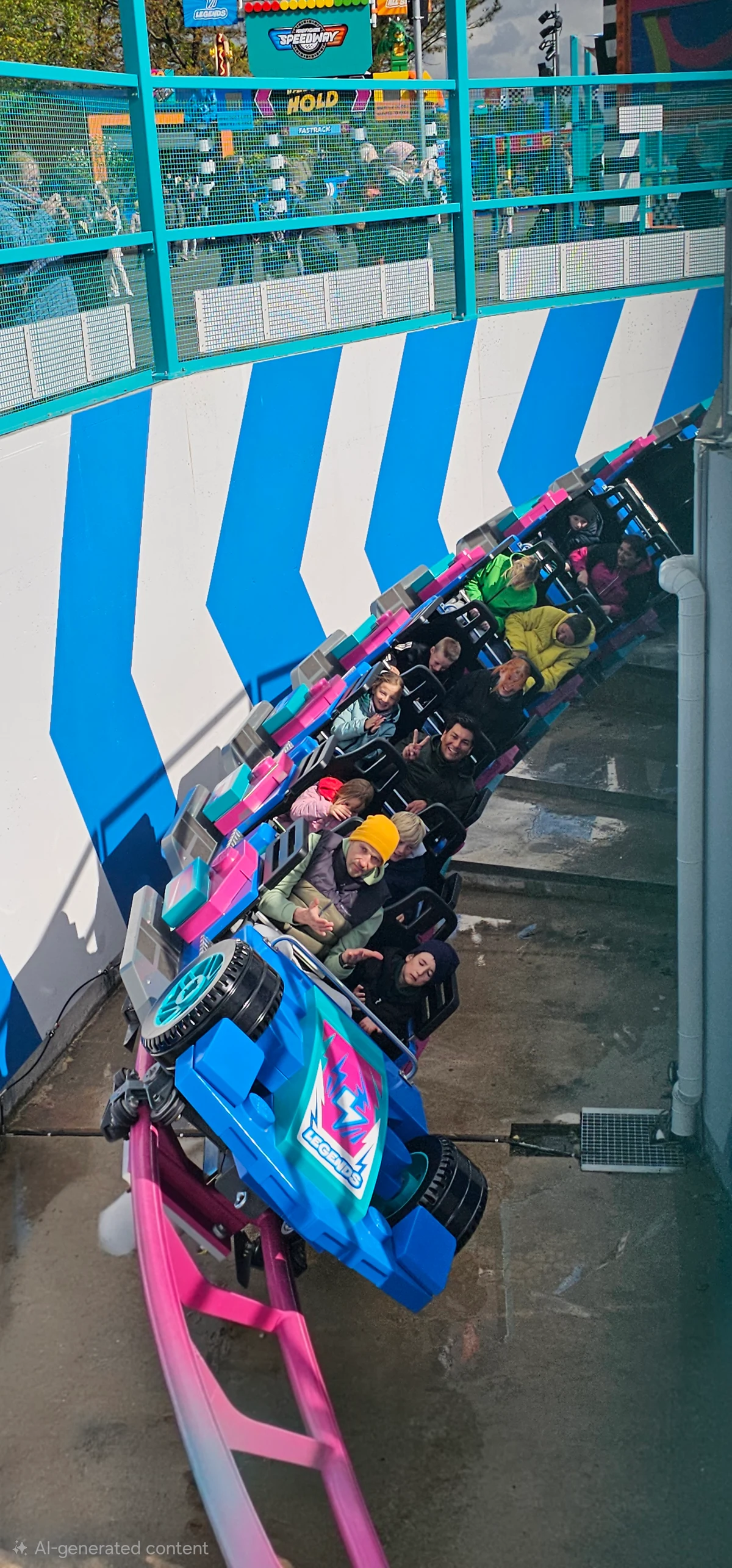 Legoland Billund - Minifigure Speedway first turn