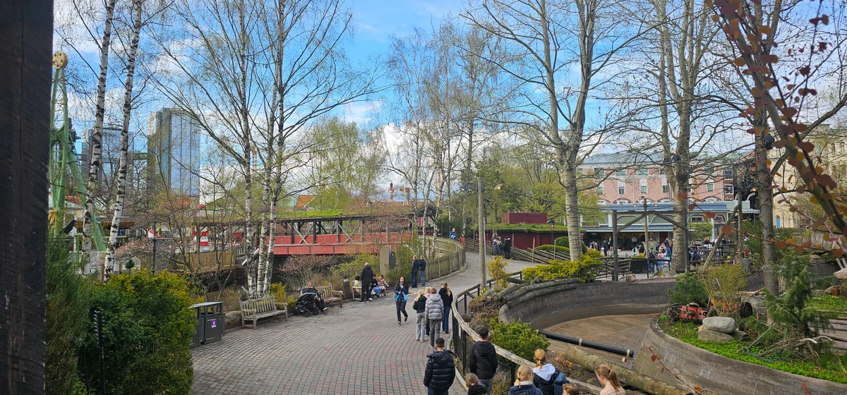 Liseberg - Area around a drained kållerado