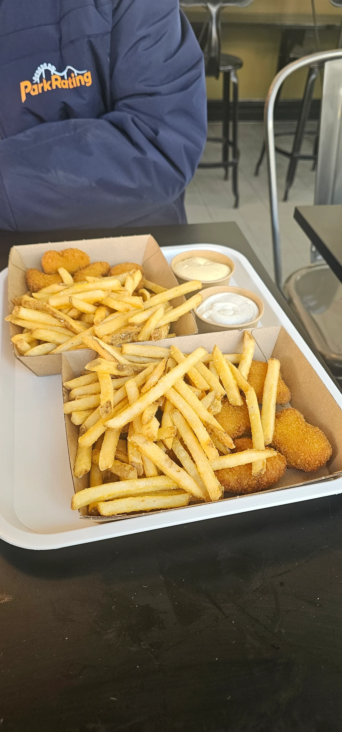 Liseberg - Fish and Chips for dinner